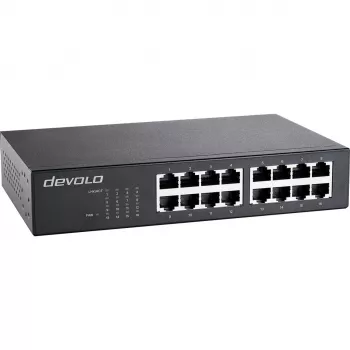 Ethernet komutatorius Devolo 16 prievadų 16× Gigabit Ethernet
