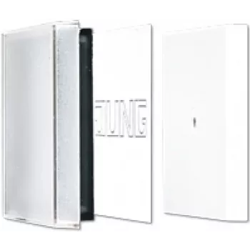 Jung LS 990 NAGL dangtelis, baltas, moduliniams klavišiniams jungikliams
