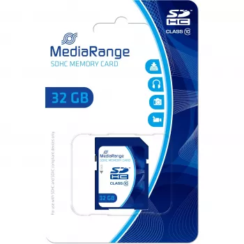 MediaRange 32GB SDHC Class 10 atminties kortelė (MR964)