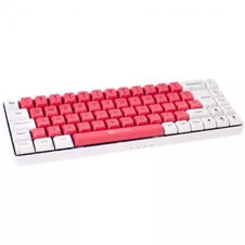 GAMIAC TKL69G SF žaidimų klaviatūra, Kailh Red – balta/raudona