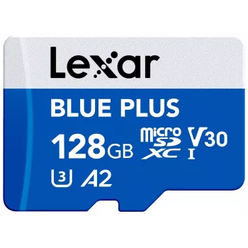 MicroSDXC atminties kortelė Lexar BLUE PLUS 128 GB UHS‑I U3 V30 170 MB/s