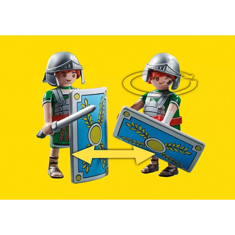 Playmobil 71268 Asterix: Edifis ir mūšis prie rūmų – veikiantis romėnų katapultas