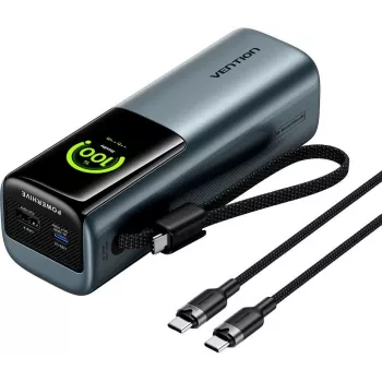 Vention Powerhive 27000mAh 200W nešiojamas akumuliatorius su kabeliu
