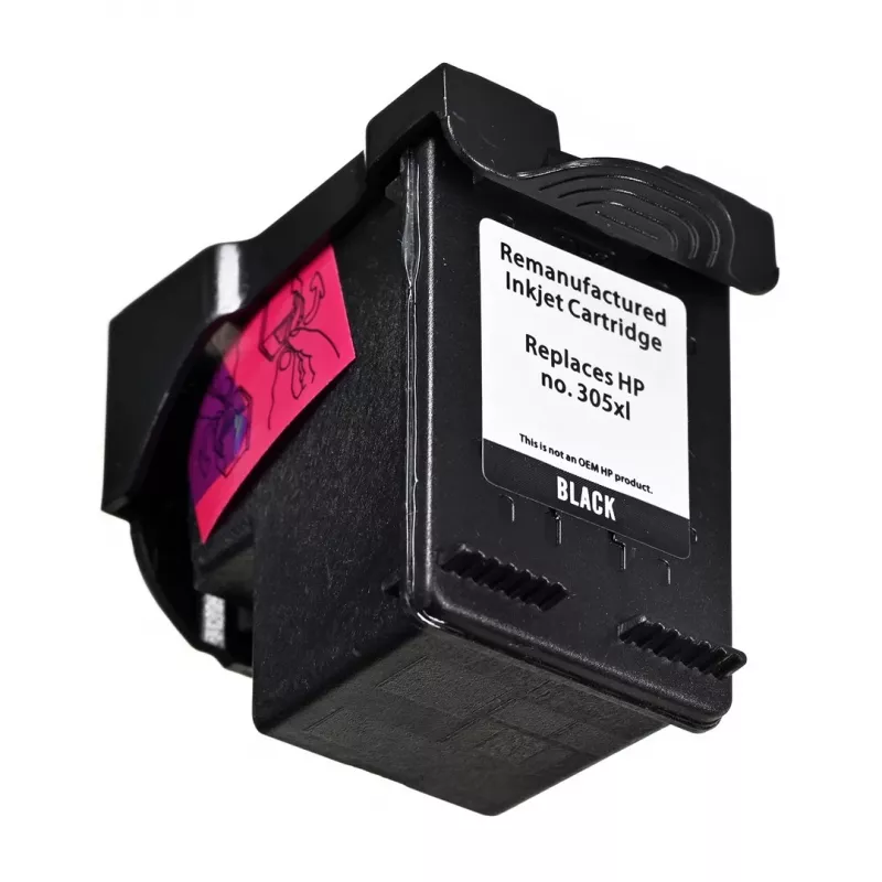 Kasetė Superbulk, skirta HP 305XL (3YM62AE) – juoda, 18 ml, suderinama su HP DeskJet 2820e