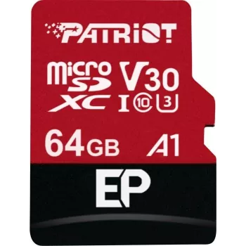 Patriot Memory PEF64GEP31MCX atminties kortelė 64 GB MicroSDXC Class 10