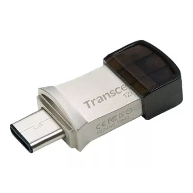 Transcend JetFlash 890 TS128GJF890S 128GB USB 3.1 (Gen 1) atmintinė su USB Type-C ir Type-A jungtimis
