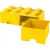 LEGO Drawer Brick 8 – geltonas (modelis 40061732) laikymo stalčius kaladėlėms ir smulkioms detalėms
