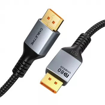 CABLETIME DisplayPort į DisplayPort laidas 16K 2.1, 2 m