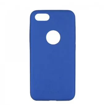 Tellur Slim Synthetic Leather dėklas iPhone 8 – Mėlyna, plonas apsauginis dėklas