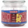 Žvakė vaškinė Haribo A2203 – apvali, obuolių ir cinamono kvapo, raudona, 100 mm aukštis, 100 mm skersmuo, 300 g, stiklinis indas