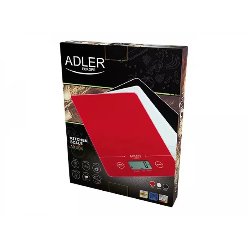 Adler AD 3138 w elektroninės virtuvinės svarstyklės