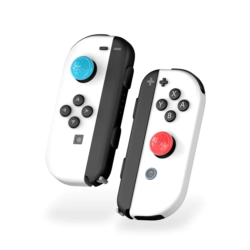 KontrolFreek 1510-JOY Analoginių svirčių rankenėlės Nintendo Switch, 8 vnt., juoda/mėlyna/žalia/oranžinė/rožinė/violetinė/raudona