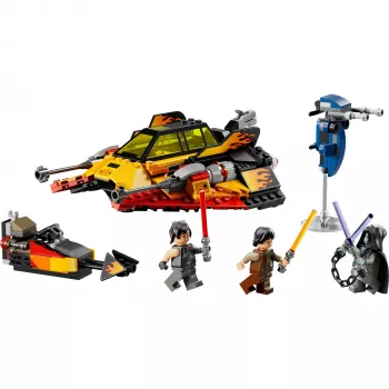 LEGO Star Wars Flame Speeder 75414 sniego transporto priemonės rinkinys – 349 dalių, 3 minifigūrėlės, nuo 7 metų