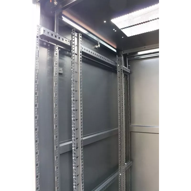 Stovimas serverio spintos korpusas Extralink 42U 600x800 Juoda