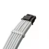 CableMod C-Series Pro ModMesh 16 kontaktų į 4×8 kontaktų pintas kabelis Corsair Type 3/4 maitinimo blokams, 60 cm, baltas