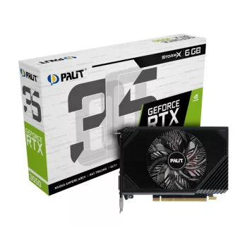 Palit GeForce RTX 3050 StormX 6GB GDDR6 vaizdo plokštė