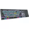 Logickeyboard LKB-RESB-TM-UK belaidė klaviatūra Bluetooth QWERTY pilko titano spalvos, optimizuota DaVinci Resolve