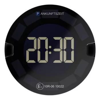 Elektroninis parkavimo diskas OOONO P-Disc No3 Juodas Liečiamas valdymas