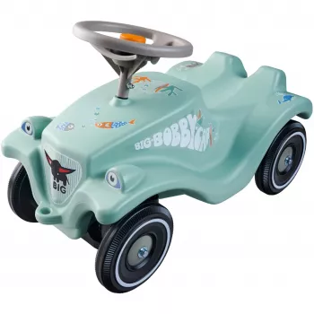 Bėgimo automobilis Simba‑Dickie Bobby Car Classic Green Sea modelis 800056141, žema sėdynė, tvirtas plastikas