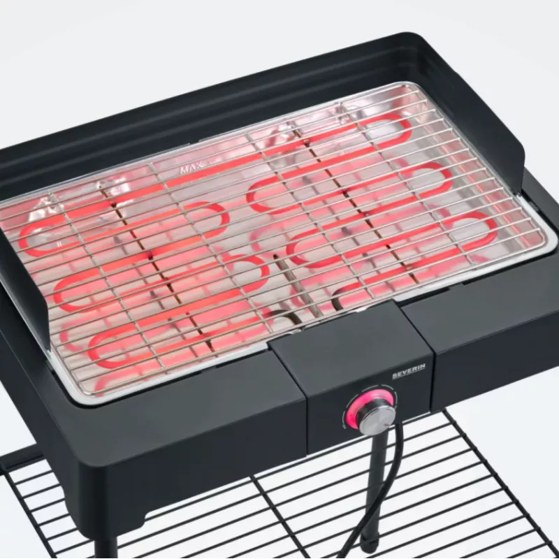 Severin PG8566 Barbekiu ir grilio elektrinis juodas 2200 W (PG8566)