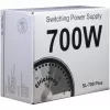 Inter-Tech SL-700 Plus - Maitinimo blokas (vidinis) - ATX12V 2,4 - AC 230 V - 700 W - aktyvus PFC