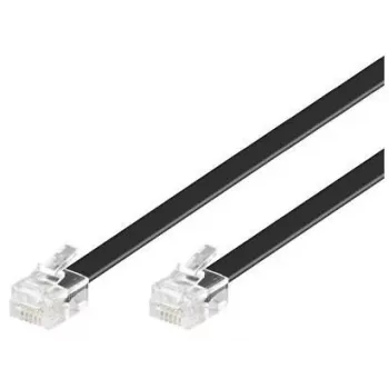 Telefono kabelis Microconnect MPK102S RJ-11 – RJ-11 2 m Juodas