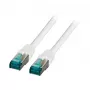 EFB-Elektronik RJ45 jungiamasis kabelis Cat.6A S/FTP LSZH Baltas 10m (MK6001.10W)