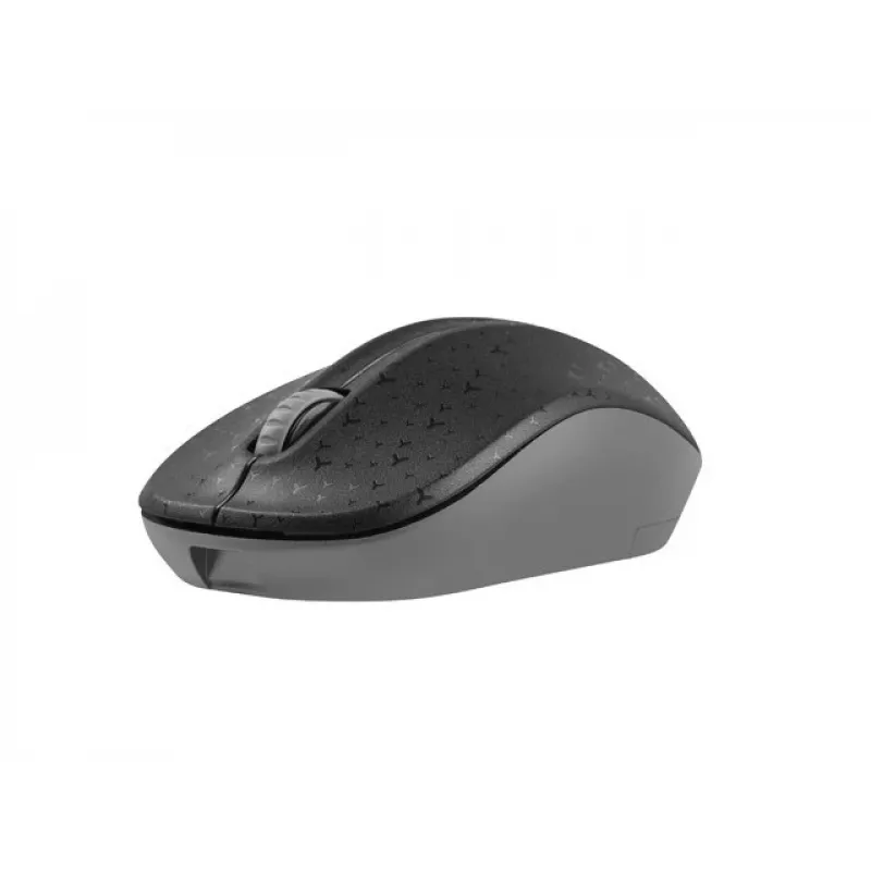 Belaidė optinė biuro pelė NATEC Toucan Office RF – ambidekstrinė, 1600 DPI, 3 mygtukai, ratukas, pilka/juoda
