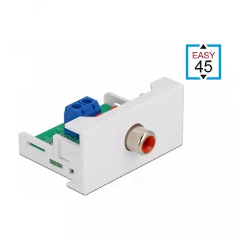 DeLOCK Easy 45 81337 RCA lizdo modulis (moteriška jungtis)