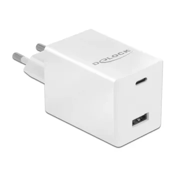 Kroviklis DeLOCK USB GaN įkroviklis USB Type-C PD 3.0 ir USB Type-A 48 W