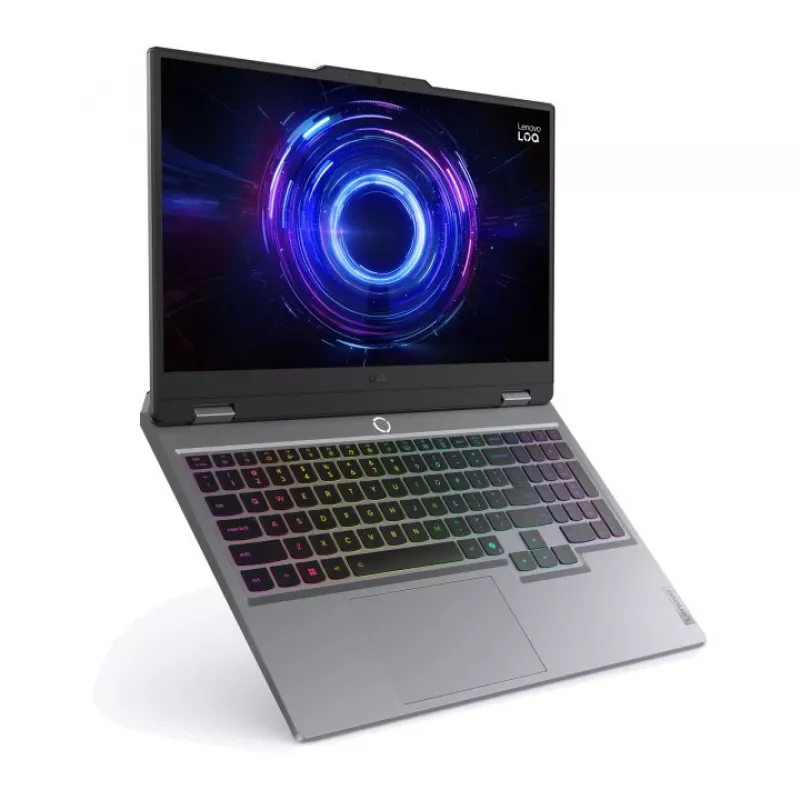 Nešiojamas kompiuteris Lenovo LOQ 15IRX10 i5-13450HX 15.6 inch FHD IPS 300 nitų AG 144 Hz 16 GB DDR5 4800 SSD 512 GB GeForce RTX 5060 8 GB 60 Wh be OS Luna Grey