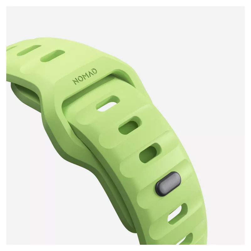 Nomad Sport Band Light Green Rubber – 21,5 mm, 160–195 mm