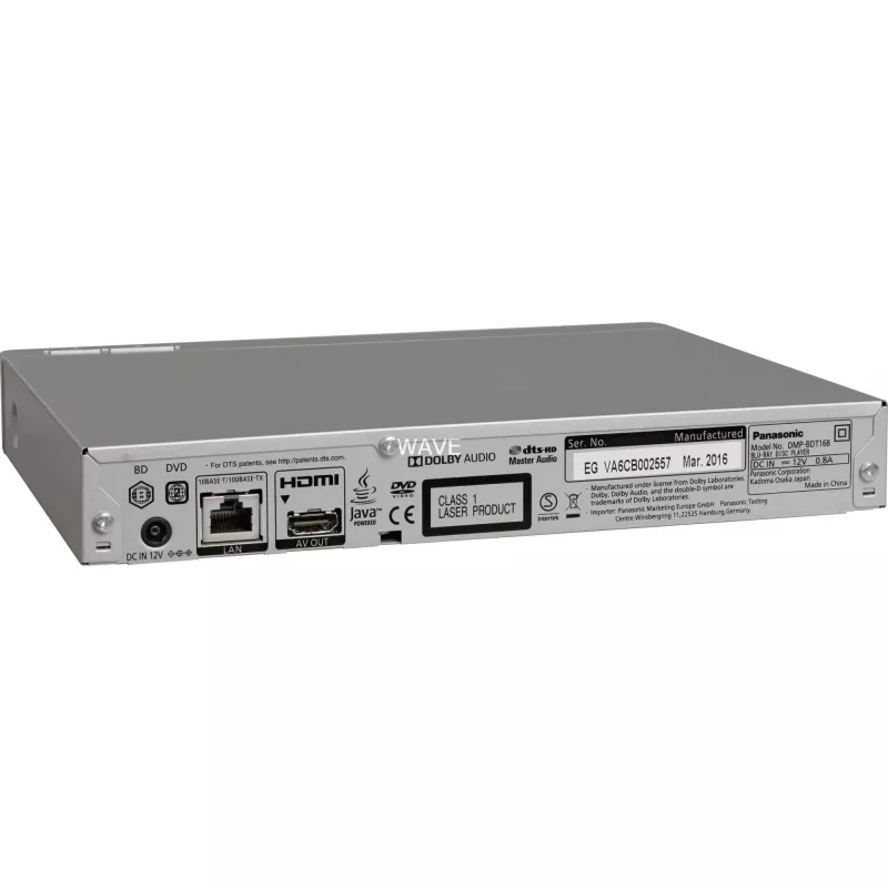 Panasonic Blu-ray grotuvas DMP-BDT168EG