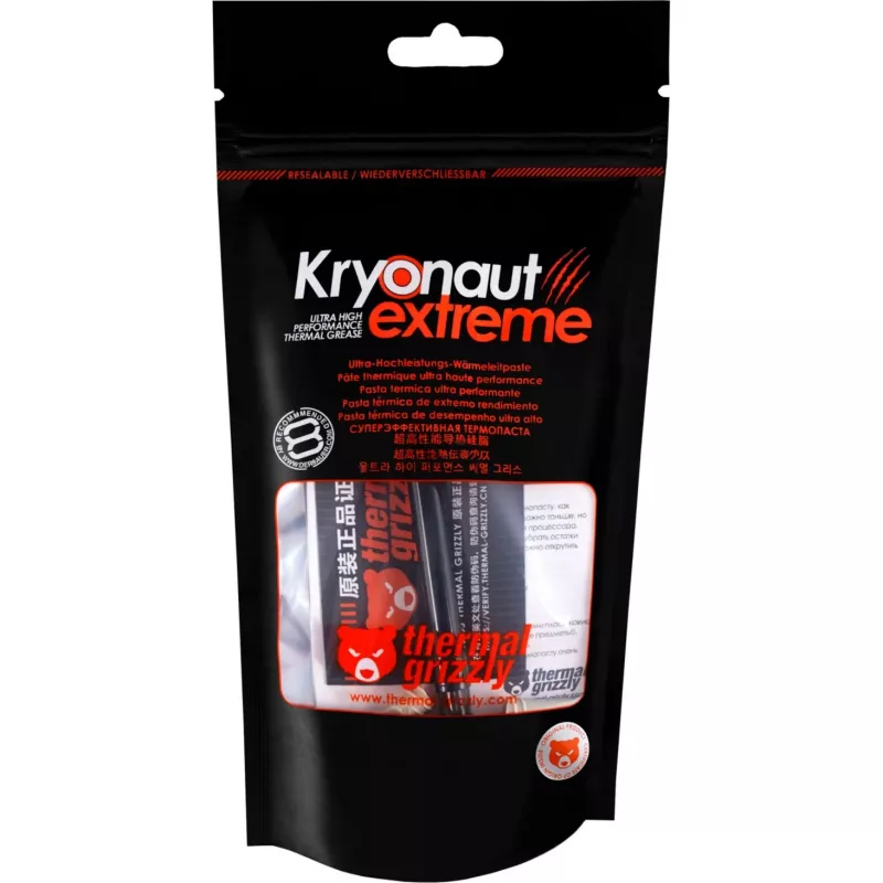 Termopasta Thermal Grizzly TG-KE-002-R, 2 g, aliuminio oksidas, juoda