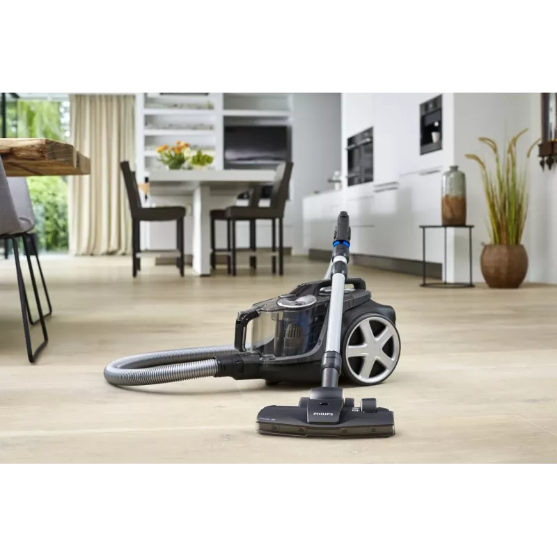 Cikloninis dulkių siurblys Philips PowerPro Expert FC9747/09 – 900 W, 2 L be maišelio, HEPA, juodas
