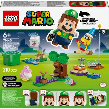 Konstrukcinis žaislas LEGO 71440 Super Mario interaktyvi LEGO Luigi figūrėlė