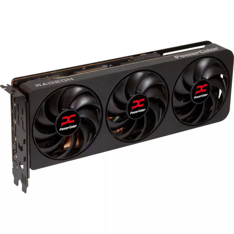 Vaizdo plokštė PowerColor Radeon RX 9070 XT 16 GB GDDR6, PCIe x16 5.0, 256 bit, 289 mm, 3 ventiliatoriai