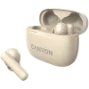 Canyon CNS-TWS10BG Ausinės ir ausinių rinkinys Tikras belaidis stereofoninis (TWS) Įstatomos ausinės pokalbiams/muzikai/sportui/kasdieniam naudojimui USB Type-C Bluetooth Smėlio spalvos (CNS-TWS10BG)