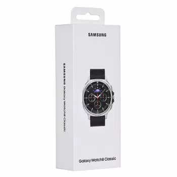 Samsung Galaxy Watch8 Classic 46 mm LTE SM-L505FZKAEUE išmanusis laikrodis, juodos spalvos
