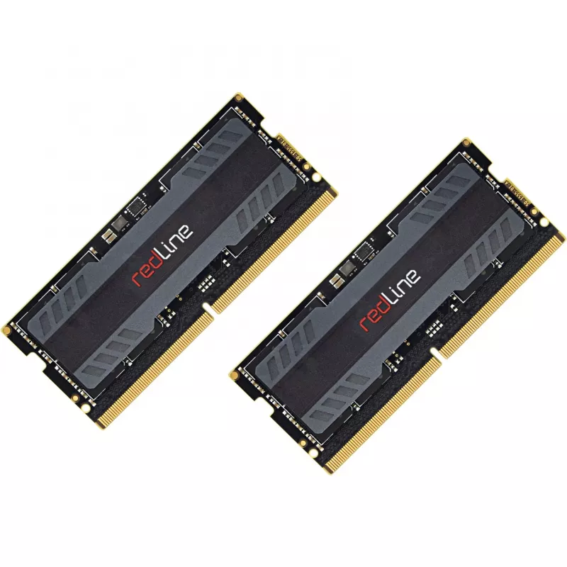 SO-DIMM 32 GB DDR5-5600 (2x 16 GB) Dual-Kit, Mushkin Redline SODIMM, juoda, MRA5S560LKKD16GX2