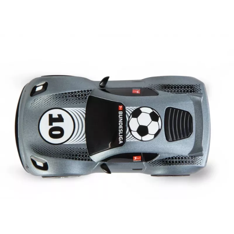 RC Automobilis Bundesliga Mini RC 1:43 Pilkas