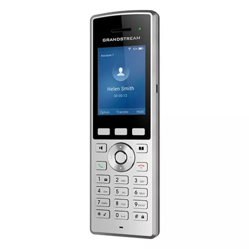 Grandstream Networks WP822 belaidis IP telefonas juodas, sidabrinis 2 linijos LCD Wi-Fi
