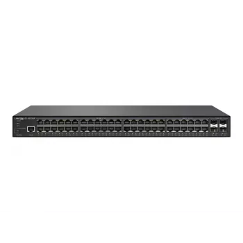 LANCOM GS-3652XUP – valdomas jungiklis – 12 x 100/1000/2,5G (PoE++) + 36 x 10/100/1000 (PoE+) + 4 x 1 Gb / 10 Gb SFP+ – stalinis, montuojamas į stelažą – PoE++ (820 W)