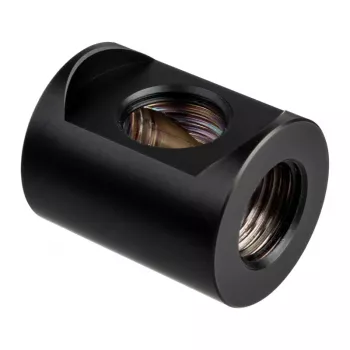 EKWB EK-Quantum Torque Splitter 3F T — žalvarinis, juodas, aukštis 28 mm
