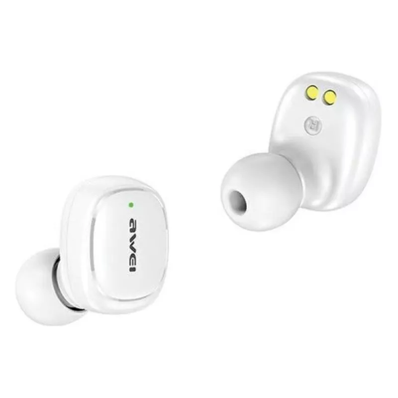 Awei AWE000177 Baltos belaidės ausinės TWS Bluetooth 5.1