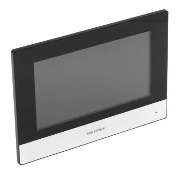Vaizdo domofono sistema Hikvision DS-KIS604-S(C) 2 MP 17,8 cm (7 inch) juoda, pilka, sidabrinė
