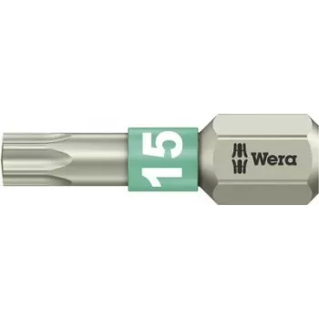 Wera 3867/1 TS TX 15 Torx antgalis nerūdijančio plieno 25 mm