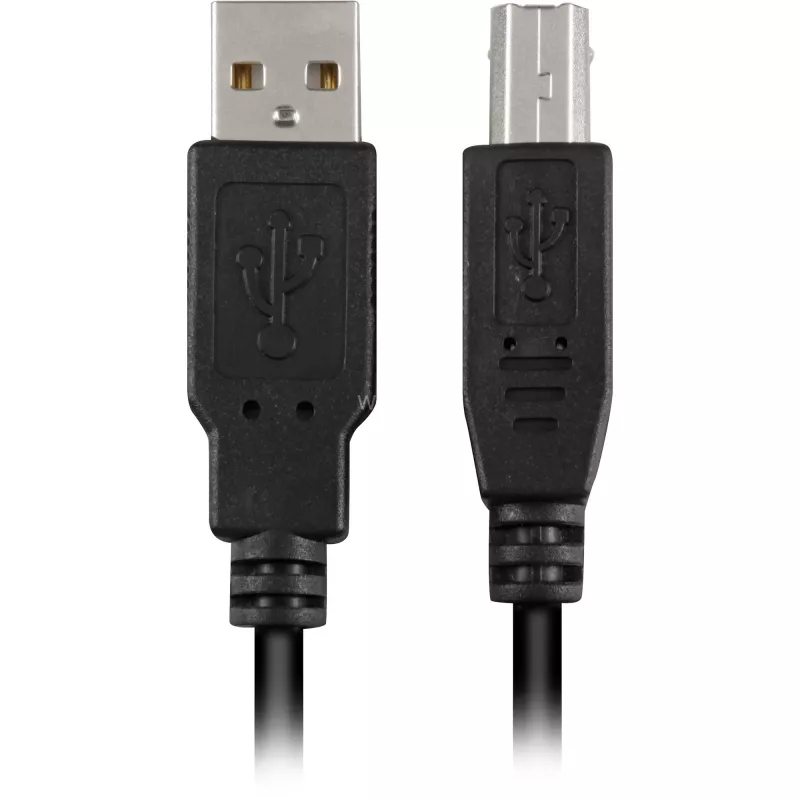 USB laidas Sharkoon USB 2.0 5 m USB A USB B juodas