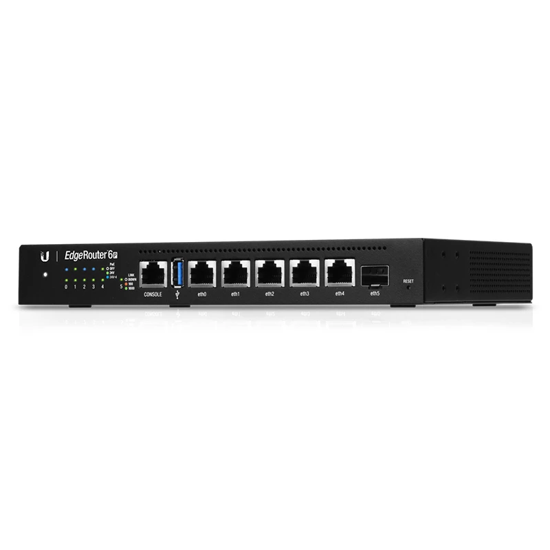 Maršrutizatorius 5x1GbE 1xSFP PoE ER-6P