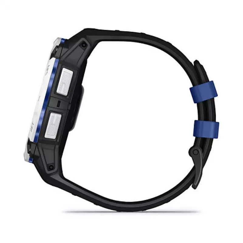 Išmanusis laikrodis GARMIN Instinct 3 3,05 cm (1,2 colio) AMOLED 45 mm 390x390 px liečiamas ekranas Juodas Baltas GPS 4 GB 53 g Silikoninis dirželis